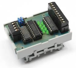 I2C-Output-Modul für DIN-Schienen